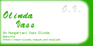 olinda vass business card
